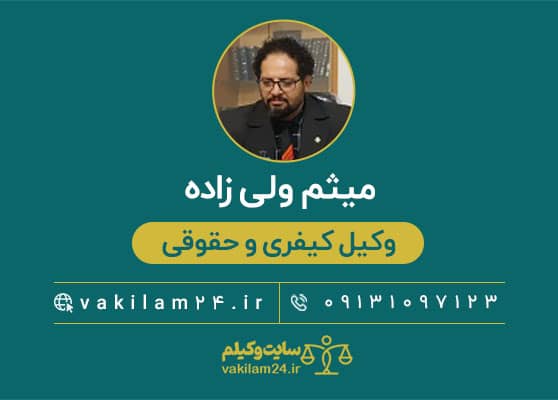 میثم ولی زاده وکیل حقوقی